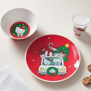 Hello Kitty Christmas Pottery barn dinnerware